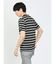 ミックスボーダー クルーネック半袖Tシャツ