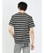 ミックスボーダー クルーネック半袖Tシャツ