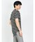 ミックスボーダー クルーネック半袖Tシャツ