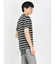 ミックスボーダー クルーネック半袖Tシャツ