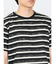 ミックスボーダー クルーネック半袖Tシャツ