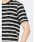 ミックスボーダー クルーネック半袖Tシャツ