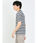 ミックスボーダー クルーネック半袖Tシャツ
