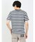 ミックスボーダー クルーネック半袖Tシャツ