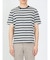 ミックスボーダー クルーネック半袖Tシャツ