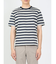 ミックスボーダー クルーネック半袖Tシャツ