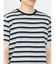 ミックスボーダー クルーネック半袖Tシャツ