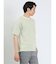 鹿の子 フェイクキーネック半袖Tシャツ