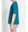鹿の子 フェイクキーネック半袖Tシャツ