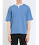 鹿の子 フェイクキーネック半袖Tシャツ
