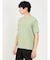 KAITEKI カットジョーゼット クルーネック半袖Ｔシャツ