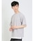 kaule 裾フェイクレイヤード クルーネック半袖Ｔシャツ