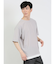 kaule 裾フェイクレイヤード クルーネック半袖Ｔシャツ