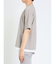 kaule 裾フェイクレイヤード クルーネック半袖Ｔシャツ
