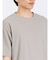 kaule 裾フェイクレイヤード クルーネック半袖Ｔシャツ