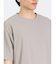 kaule 裾フェイクレイヤード クルーネック半袖Ｔシャツ