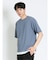 kaule 裾フェイクレイヤード クルーネック半袖Ｔシャツ