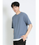 kaule 裾フェイクレイヤード クルーネック半袖Ｔシャツ