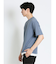 kaule 裾フェイクレイヤード クルーネック半袖Ｔシャツ
