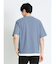 kaule 裾フェイクレイヤード クルーネック半袖Ｔシャツ