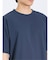 kaule 裾フェイクレイヤード クルーネック半袖Ｔシャツ