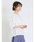 マルレーヌジョベル/MARLENE JOBERT 接触冷感 クルーネック 5分袖タックTシャツ