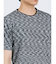 ふくれケーブル クルーネック半袖Tシャツ