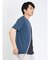接触冷感 切替クルーネック半袖Tシャツ