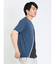 接触冷感 切替クルーネック半袖Tシャツ