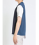 接触冷感 切替クルーネック半袖Tシャツ