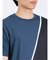 接触冷感 切替クルーネック半袖Tシャツ