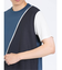 接触冷感 切替クルーネック半袖Tシャツ