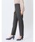 レーヨン混ストレッチ テーパードパンツ チェックグレー(セットアップ可能)