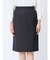 ウール混インディゴ調 タイトスカート(セットアップ可能)
