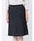 ウール混組織柄 フレアースカート(セットアップ可能)