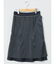 ウール混組織柄 フレアースカート(セットアップ可能)