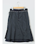 ウール混組織柄 フレアースカート(セットアップ可能)