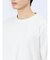 リンクスジャガードチェック フェイククルーネック長袖Tシャツ