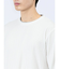 リンクスジャガードチェック フェイククルーネック長袖Tシャツ