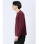 リンクスジャガードチェック フェイククルーネック長袖Tシャツ