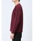 リンクスジャガードチェック フェイククルーネック長袖Tシャツ