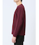 リンクスジャガードチェック フェイククルーネック長袖Tシャツ