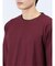 リンクスジャガードチェック フェイククルーネック長袖Tシャツ