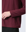 リンクスジャガードチェック フェイククルーネック長袖Tシャツ