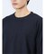 リンクスジャガードチェック フェイククルーネック長袖Tシャツ