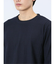 リンクスジャガードチェック フェイククルーネック長袖Tシャツ
