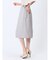 ストレッチウォッシャブル フレアースカート ライトグレー(セットアップ可能)