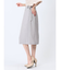ストレッチウォッシャブル フレアースカート ライトグレー(セットアップ可能)
