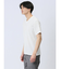 タックストライプ フェイクVネック半袖Tシャツ