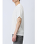 タックストライプ フェイクVネック半袖Tシャツ